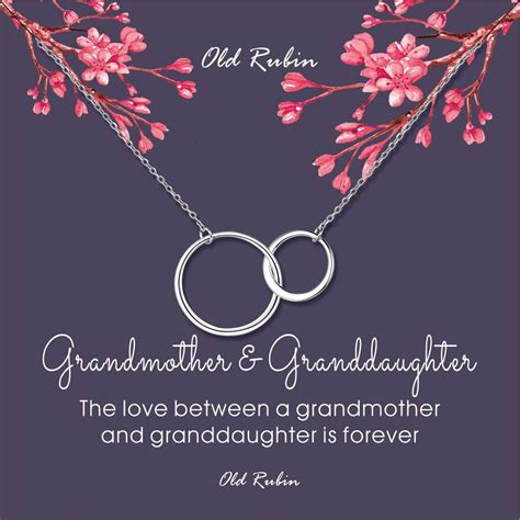 grandmother and granddaughter necklace